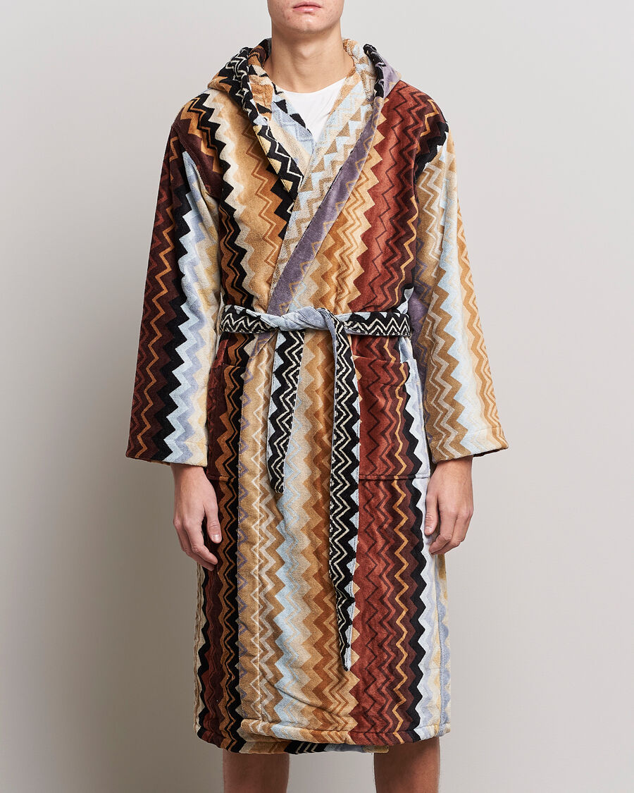 Missoni Home Giacomo Bathrobe Multicolor men S Brun