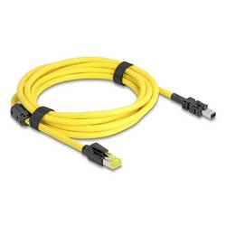 Delock 81252 RJ45 Data Link Kabel 3 m Schwarz, Gelb 1 St.