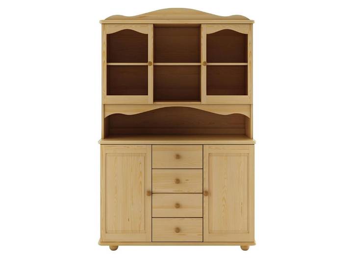 Xlmoebel Buffet Vollholz Anrichte mit viel Stauraum und elegantem Design (1-St., Buffet) Hergestellt in Europa