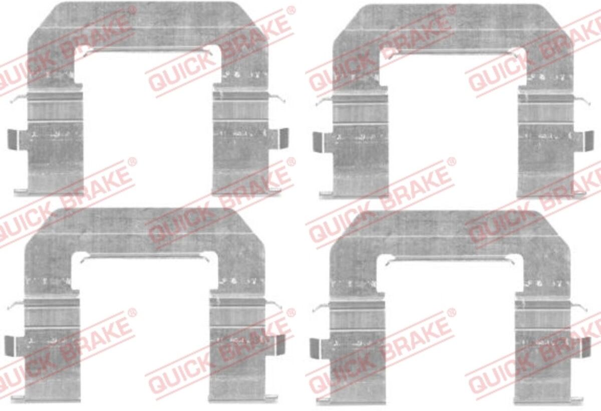 Zubehörsatz, Scheibenbremsbelag QUICK BRAKE 109-1776