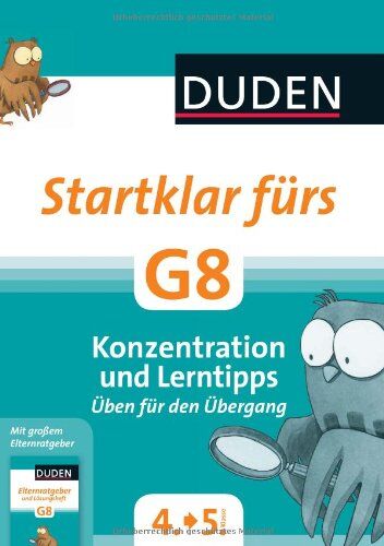 Duden - Startklar fürs G8 - Konzentration und Lerntipps: Üben für den Übergang - Preis vom 12.10.2026 11:37:12 h