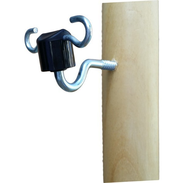 Gemi Elettronica Handle Kit With 2 Double Hook Insulators For Electric Fence Gate Passage / Electric Fencing Gemi