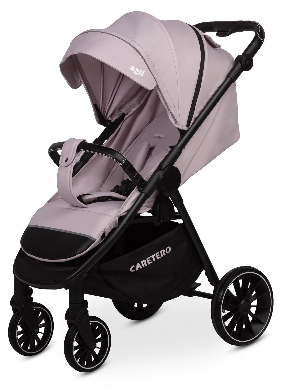 Leichter Kinderwagen mit verstellbarem Sitz und Sonnenschutz