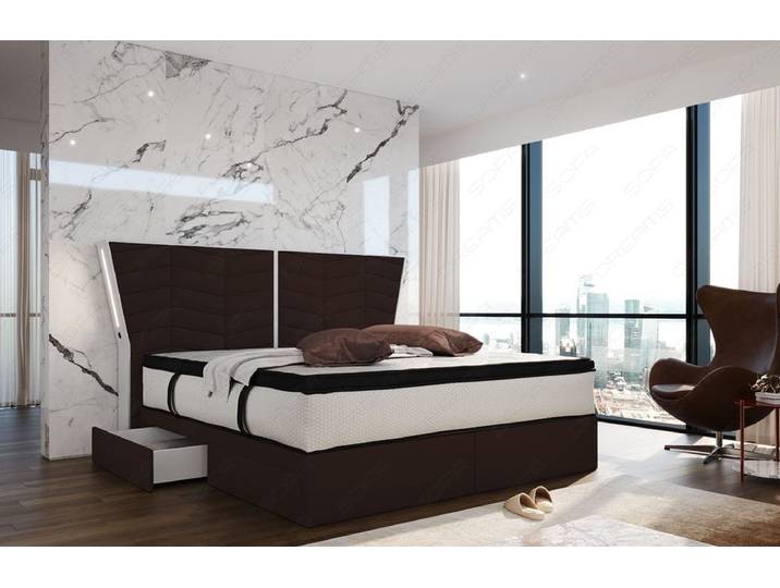 Boxspringbett Novara Stoff