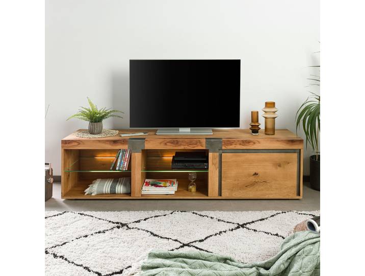 Meuble TV chêne sauvage/lombard NEW AMSTERDAM #01