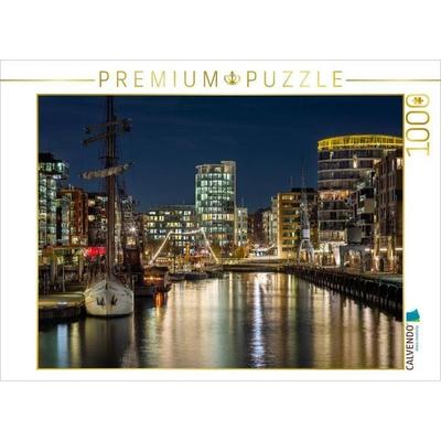 CALVENDO Puzzle Hafencity Hamburg | 1000 Teile Lege-Größe 64 × 48 cm Foto-Puzzle für glückliche Stunden