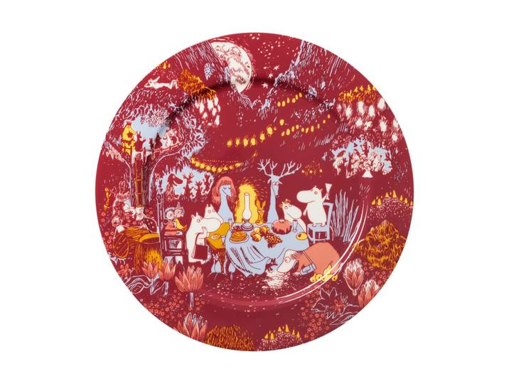 Moomin Arabia Plat de service Moomin Festive Moments Ø30 cm