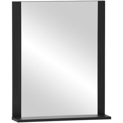 Spiegel SCHILDMEYER "Edda, Spiegelelement, Made in Germany, B: 60 cm", beige (schwarz), T:12,3cm, Holzwerkstoff, Spiegel, Solide Verarbeitung - Dieses Produkt ist in Deutschland gefertigt