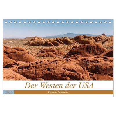 Der Westen der USA (Tischkalender 2026 DIN A5 quer), CALVENDO Monatskalender