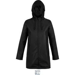 NEOBLU Wasserdichte Damen Wachsjacke Regen-Jacke Antoine Women deep black S