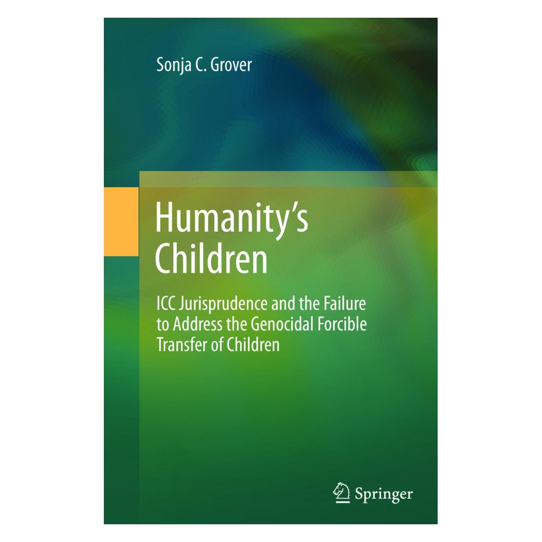 Springer Humanity's Children (Englisch, Softcover, Sonja C. Grover) (55592307)