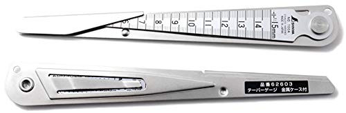 Shinwa 62603 Taper Gauge met Case en Clip