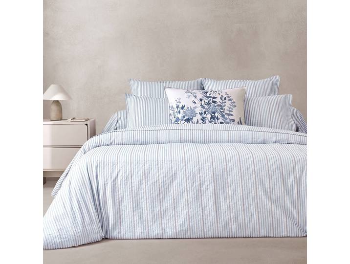 Linge de lit rayé en seersucker - Blancheporte