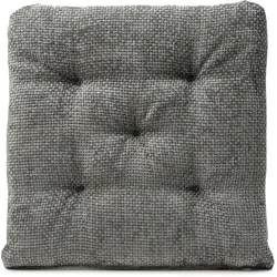 Sitzkissen VERA silber (BHT 40x40x4 cm) - silber - BHT 40x40x4 cm
