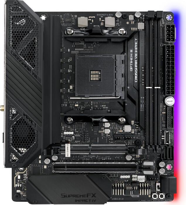 ASUS ROG Crosshair VIII Impact X570 ITX Mainboard Sockel AM4 90MB11Q0-M0EAY0