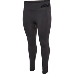 HUMMEL hmlTE CURVE SEAMLESS MW TIGHTS black melange XL