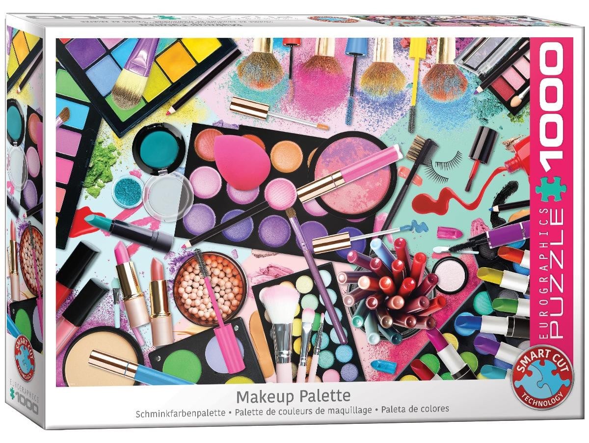 Eurographics Puzzel Make-up Palette 1000 stukjes kleurrijk