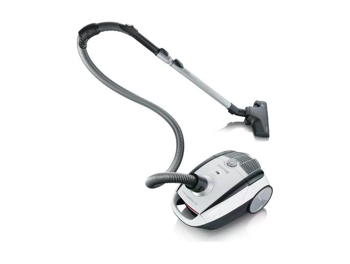 SEVERIN Bodenstaubsauger BC7035 S'POWER snowlight Grau/Weiss , grau (grau, weiß), B:35,5cm H:20cm T:25,5cm, Bodenstaubsauger, Bodenstaubsauger