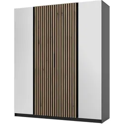 DREHTÜRENSCHRANK Kaya 200/62/239 4-Türig mit zwei Spiegel