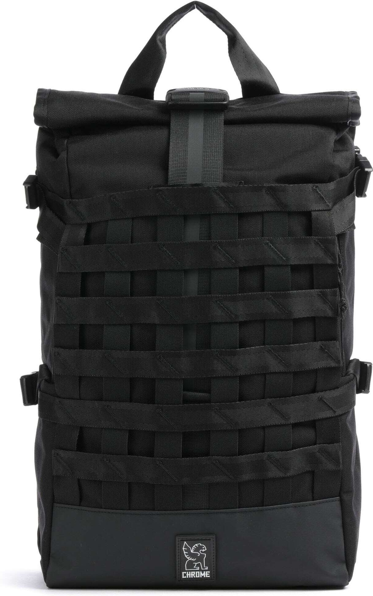 Chrome Barrage 22 Rolltop Rucksack, schwarz