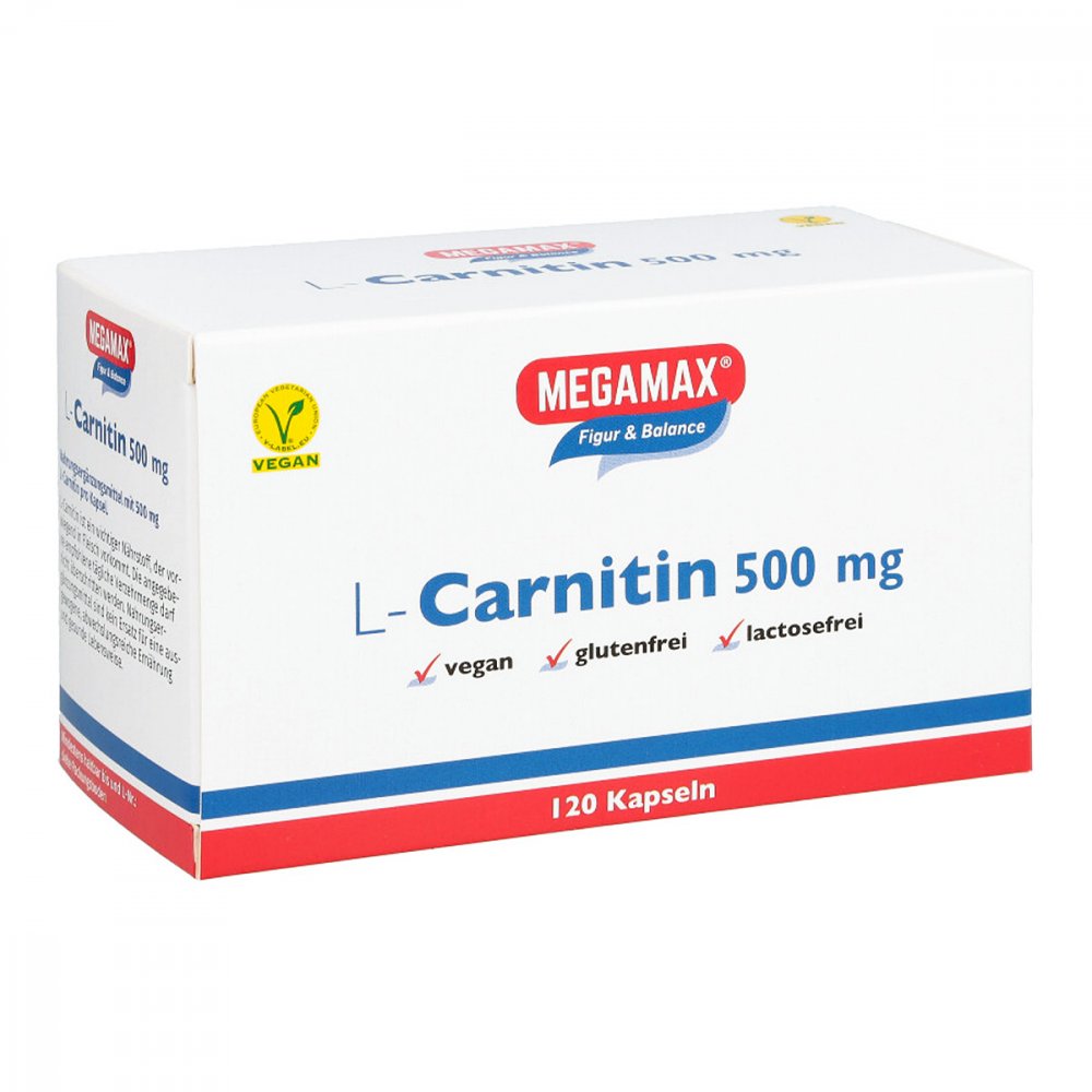 Megamax B.V. L-carnitin 500 mg Megamax Kapseln 07307204