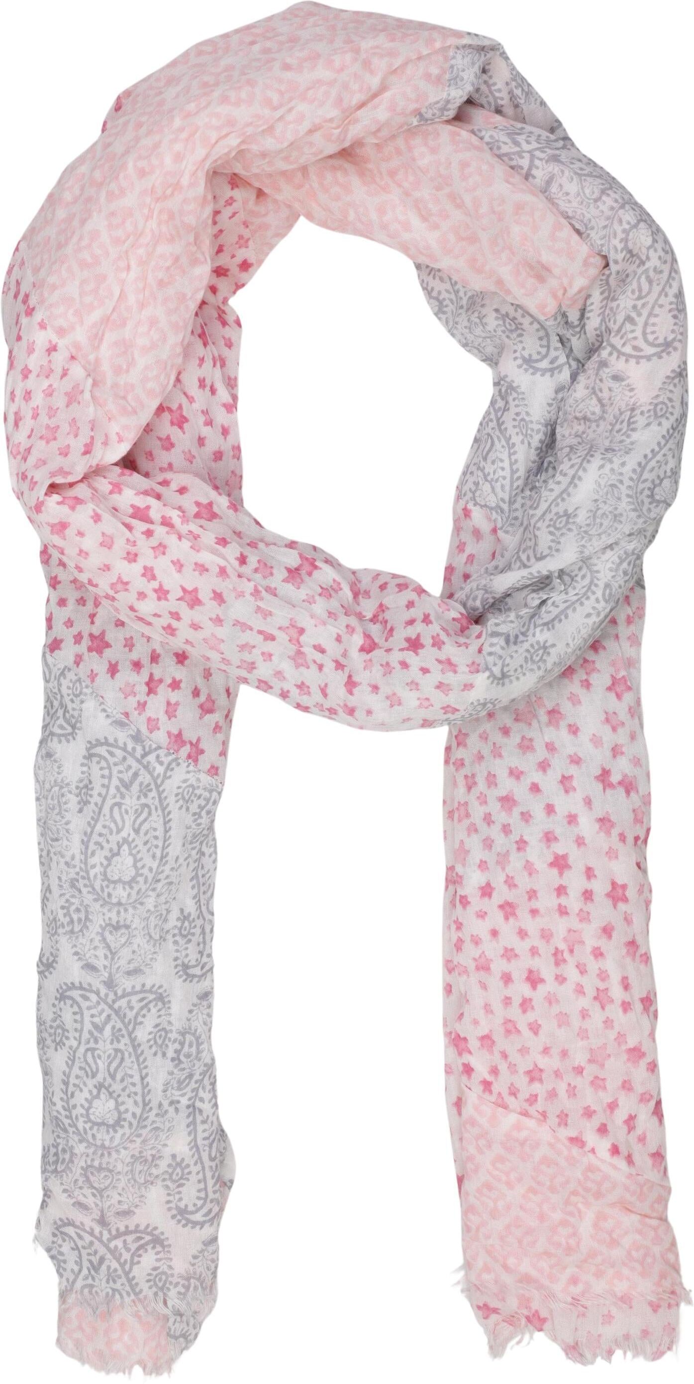 Lieblingsstück Damen Schal oder Tuch, Mehrfarbig, Baumwolle - Second Hand