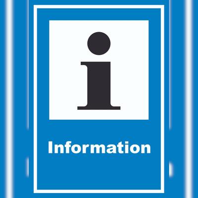 HB-Druck Information Schild A1 (594x841mm)