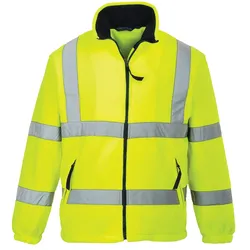 Warnschutz Fleecejacke Mesh-Futter "F300" - S - gelb