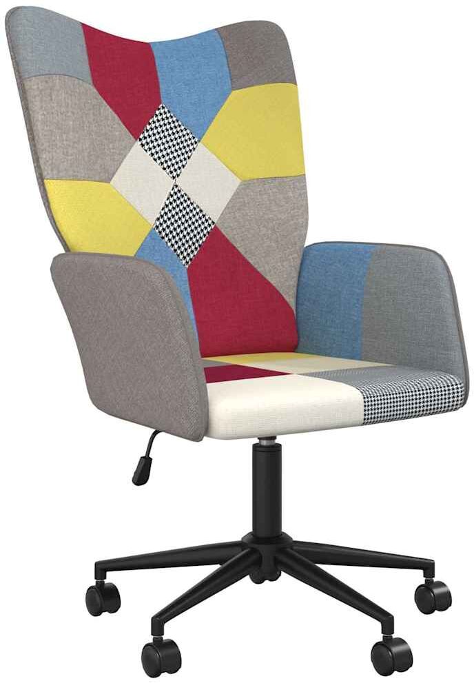 vidaXL Chaise de relaxation Patchwork Tissu