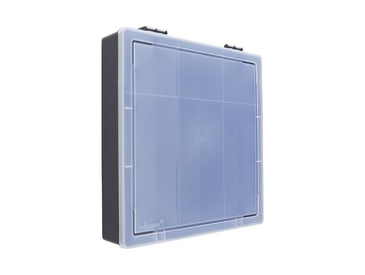 Organiserbox mit Klappdeckel 6 × 29 × 30 cm