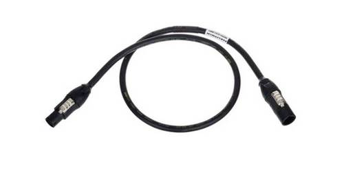 Neutrik 1027564 Strom Anschlusskabel Schwarz 1m