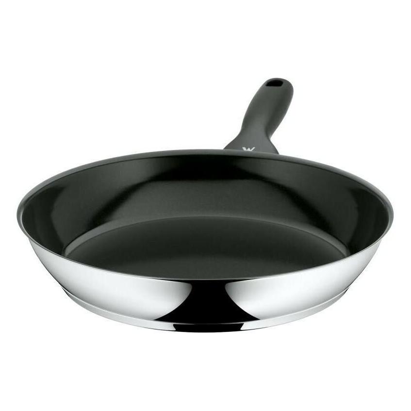 WMF CeraDur Profi Stielpfanne 24cm (744246021), Edelstahl, Keramikbeschichtung (Bratpfanne, Edelstahl, 24 x 5 cm) (07.4424.6021)