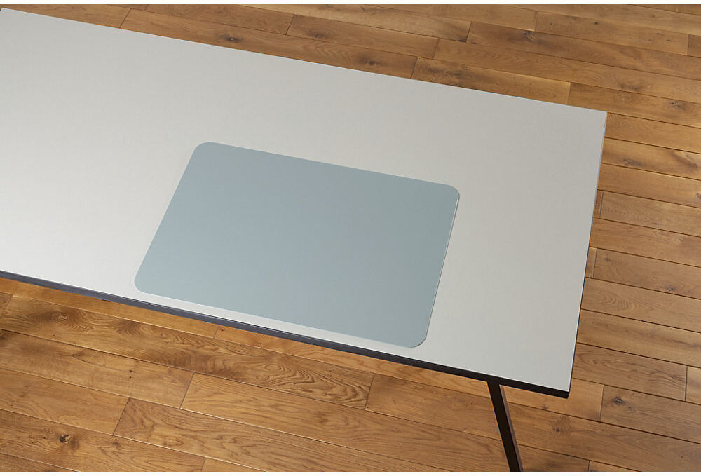 kaiserkraft Schreibunterlage Purosens Stijl, BxT 700 x 500 mm, aqua