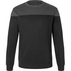 KÜBLER SHIRTS Sweatshirt schwarz/dunkelgrau XL - 5222 6406-9998-XL - schwarz/dunkelgrau