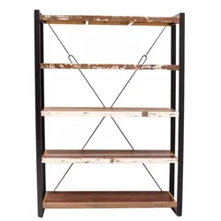 Bücherregal Retro 160x200x35 aus recyceltem Mangoholz