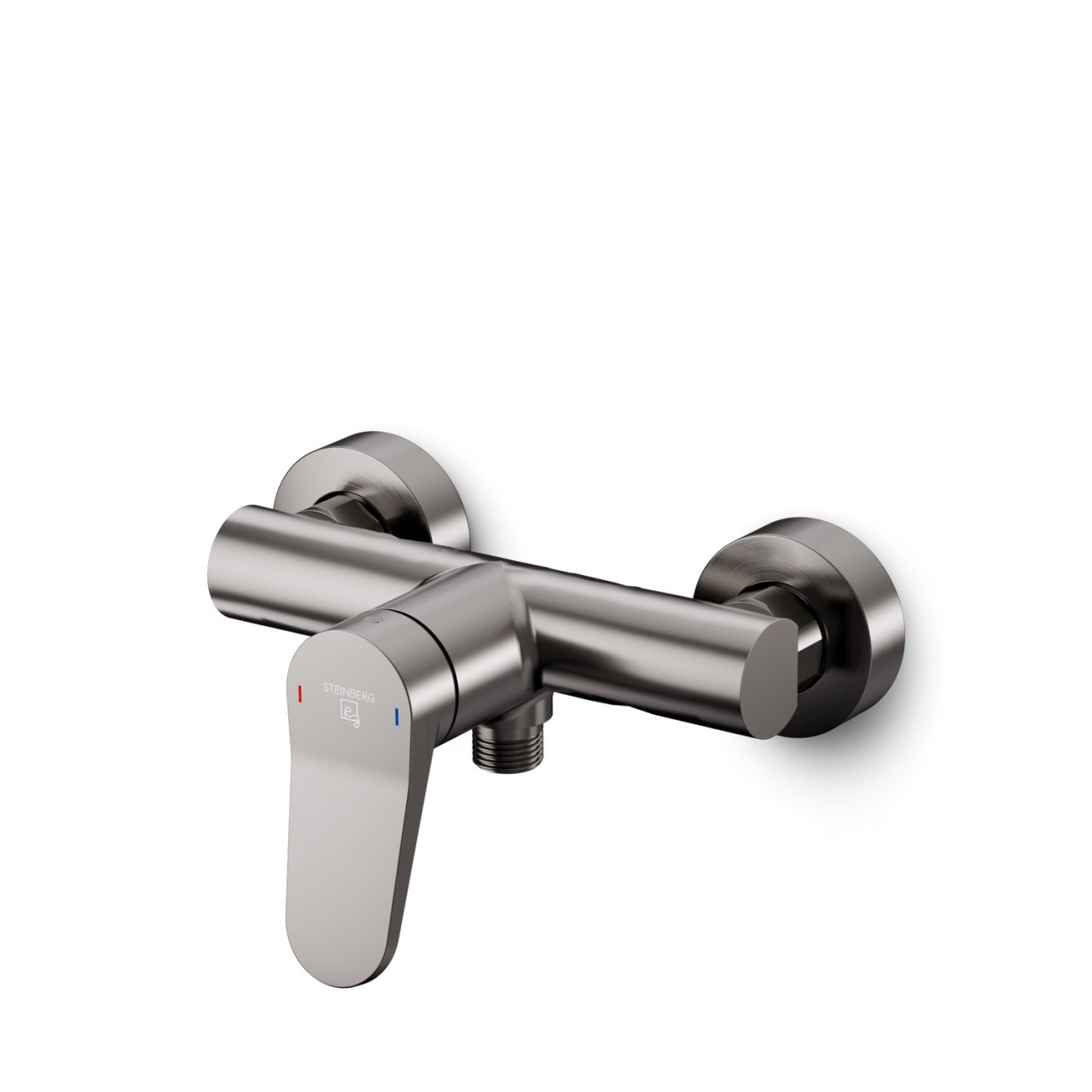 Steinberg Serie 340 Aufputz-Einhebelmischer ½″, Gunmetal gebürstet 340 1200 BGM