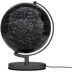 Globus TERRA MILKY WAY mit LED-Beleuchtung Schwarz