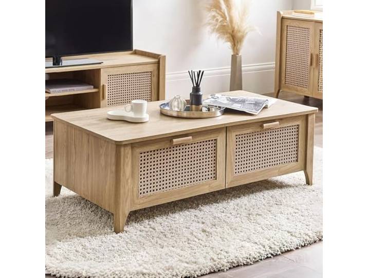 Julian Bowen Couchtisch Sydney mit 2 Schubladen, Eiche