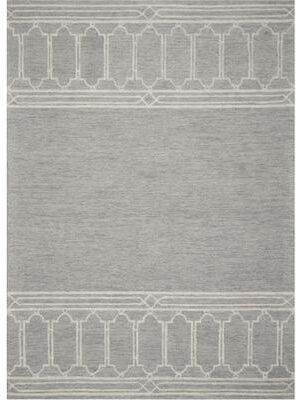Carson Carrington Kullen Contemporary Hand-tufted Wool Grey Area Rug