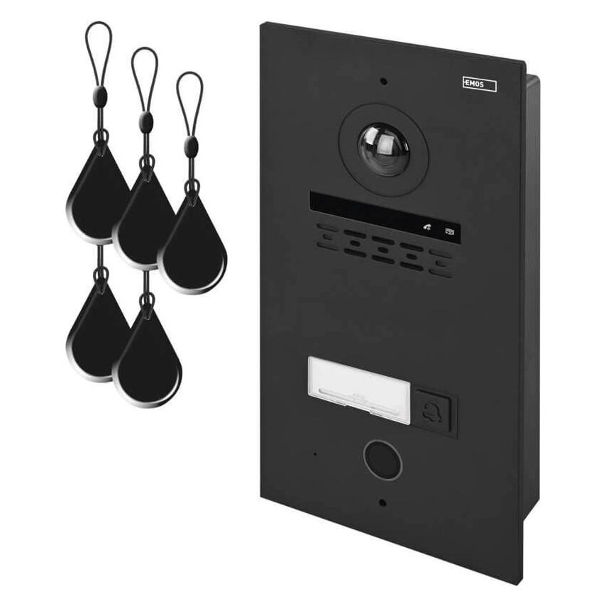Emos Türkameraeinheit für IP-880 1 Taste 2MP IP44 H4082 (77912598)