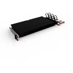 Patchbox patchbox.one Patch-Panel-Gehäuse, Leerbox für bis zu 24 Kassetten, schwarz RAL 9005