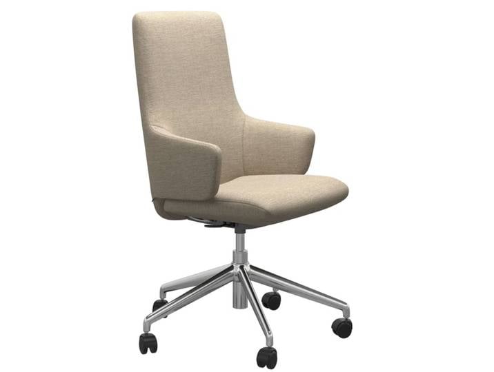 Stressless Home Office Sessel OFFICE LAUREL (L), beige, Stoff
