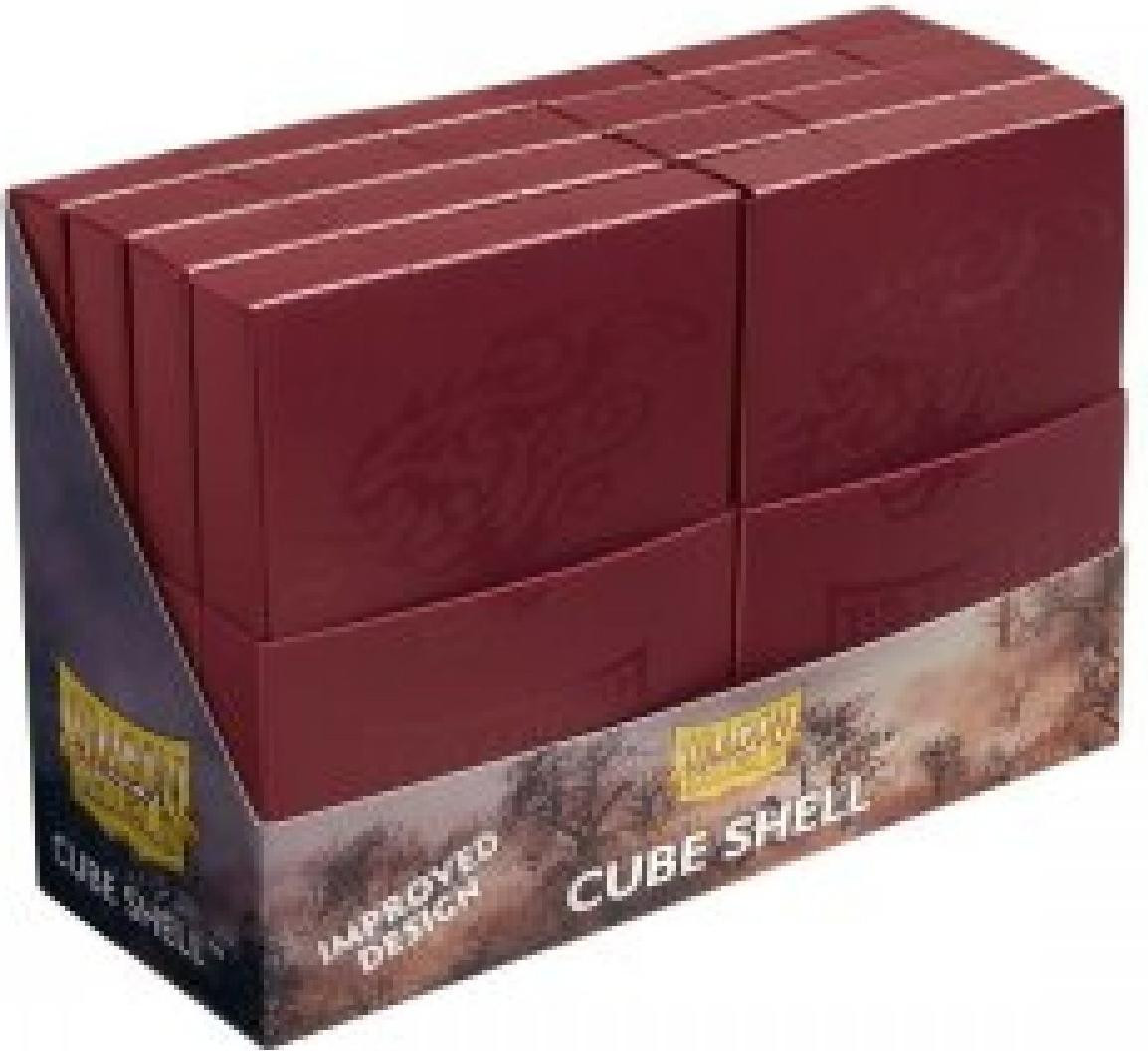 Dragon Shield opbergboxen voor kaarten en dobbelstenen, set van 8, rood