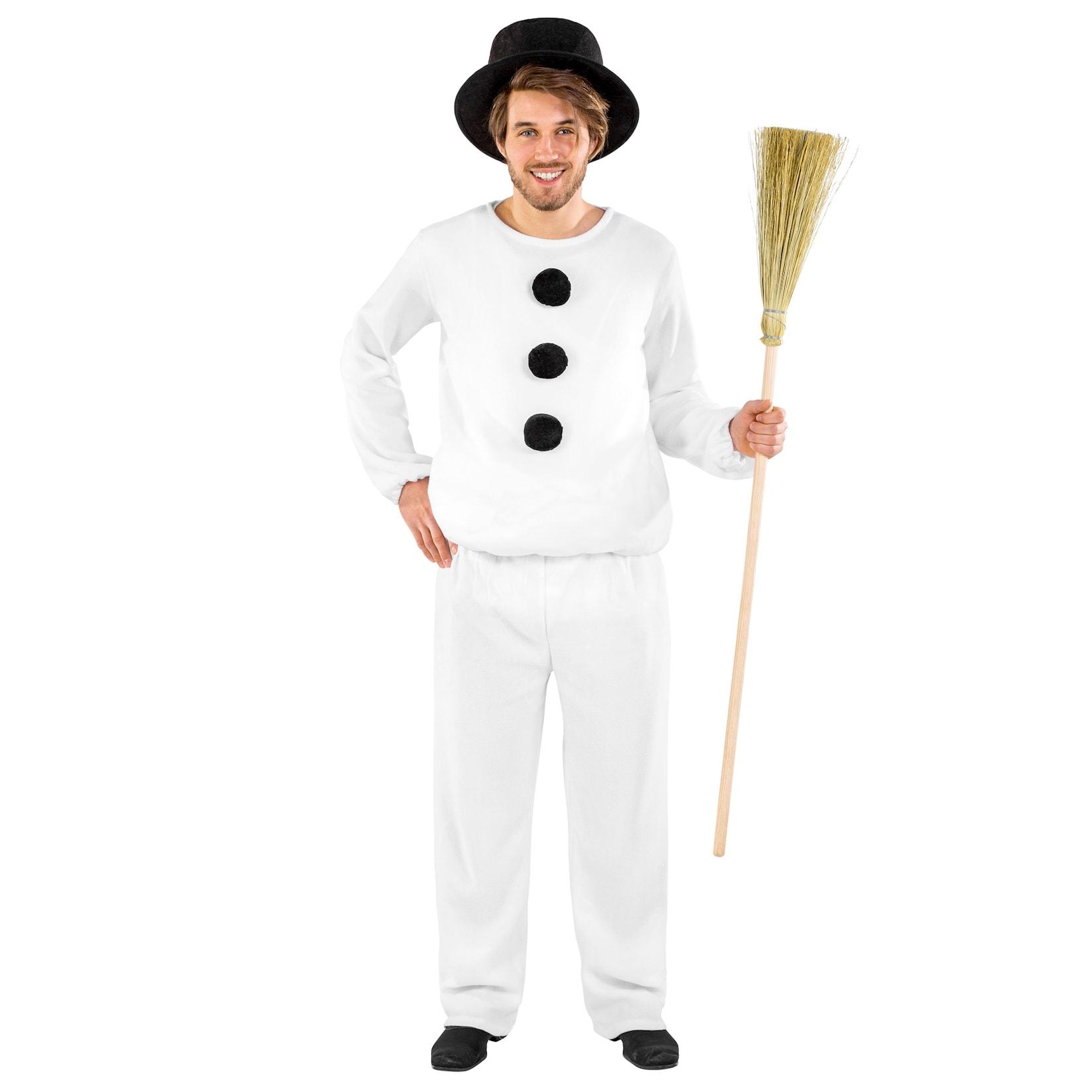 tectake® Herrenkostüm Schneemann
