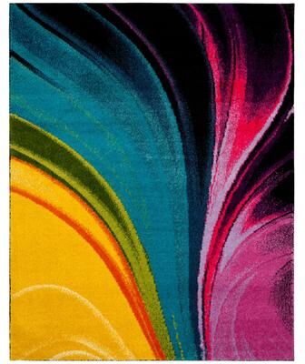 SAFAVIEH Fiesta Shag Christin Abstract Rug