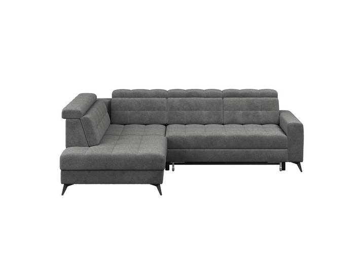 Ecksofa mit Schlaffunktion Barletta New Dunkelgrau
