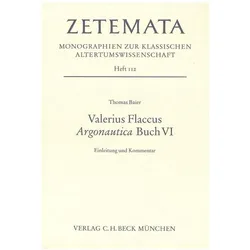 Valerius Flaccus Argonautica Buch VI, Fachbücher von Thomas Baier