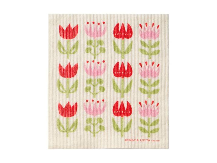 Klippan Yllefabrik Tulip vaatdoek 17x20 cm Multi