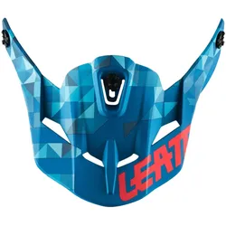 Leatt, Motorradhelm Zubehör, Schild blau-rot M-2XL