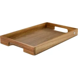 Serve Tablett 30 x 50 cm aus Holz